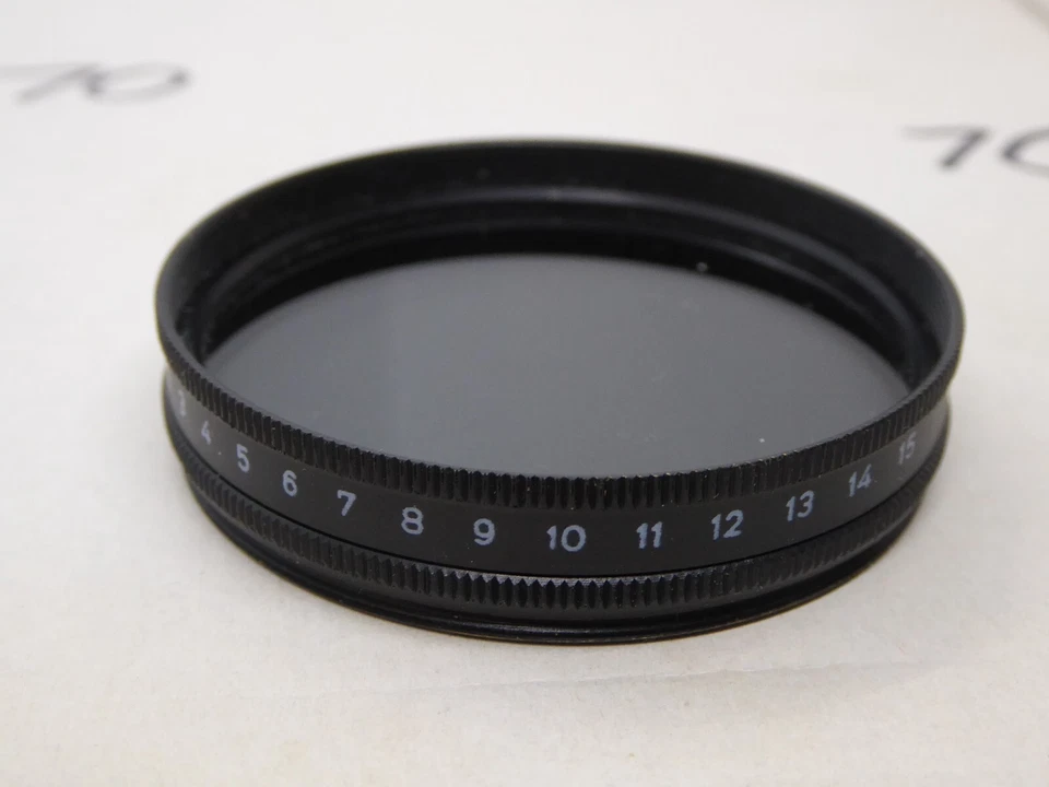 Heliopan Polarising Filter S 55m Pol  linear 2.5x  ( JET ) POL - Image 4 of 4