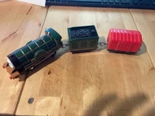 Thomas & Friends TrackMaster Emily Motorized Train Engine + Cargo Cars