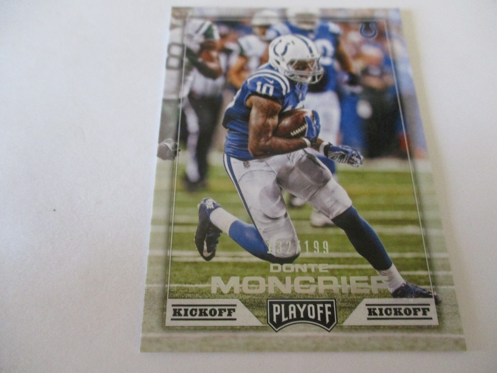 2016 Panini Playoff Kickoff Donte Moncrief Card #82 Serial #132/199