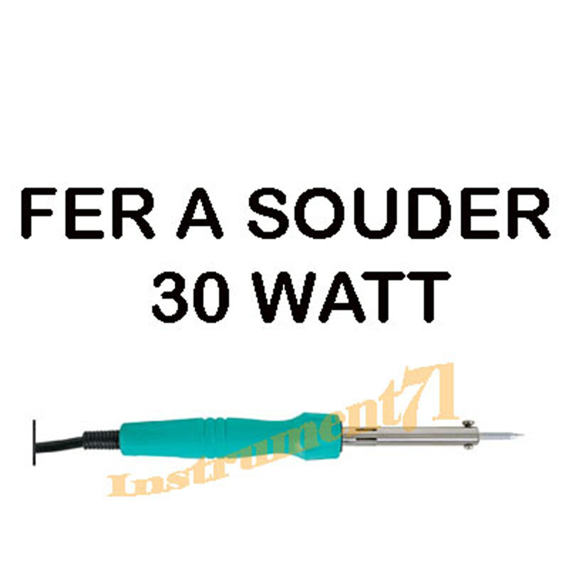 FEr à Souder Haute Qualité 30 Watt 220 Volt Longueur 210 MM