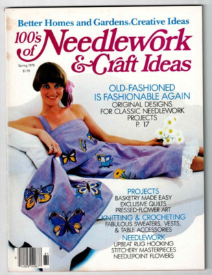 Spring 1978 Needlework & Craft Ideas Magazine BHG Crochet Knitting Quilts +