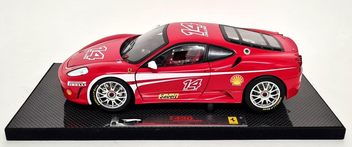 Hot Wheels 1/18 - Ferrari F430 Challenge #14 Super Elite