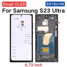 Small OLED For Samsung Galaxy S23 Ultra S918U/W Display Screen Black Replacement
