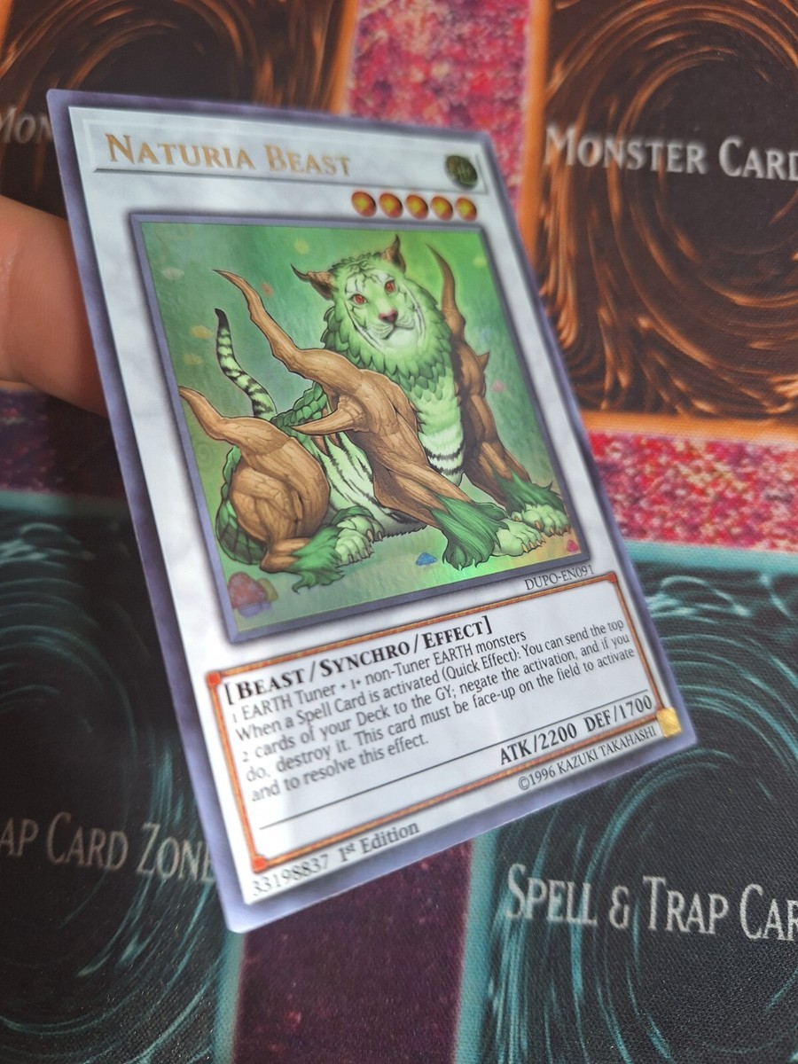 Yu-Gi-Oh! Naturia Beast DUPO-EN091 Ultra Rare 1st Edition Near