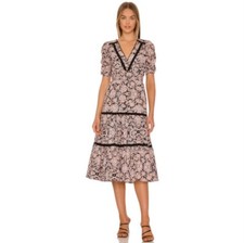 BB Dakota by Steve Madden Paisley Print Boho Next Door Midi Dress NWT Size M