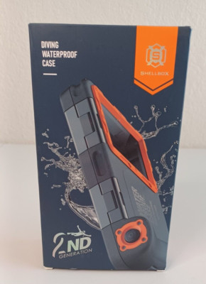 SHELLBOX 2nd Gen Waterproof Professional 15m Diving Phone Case ~ Open Box