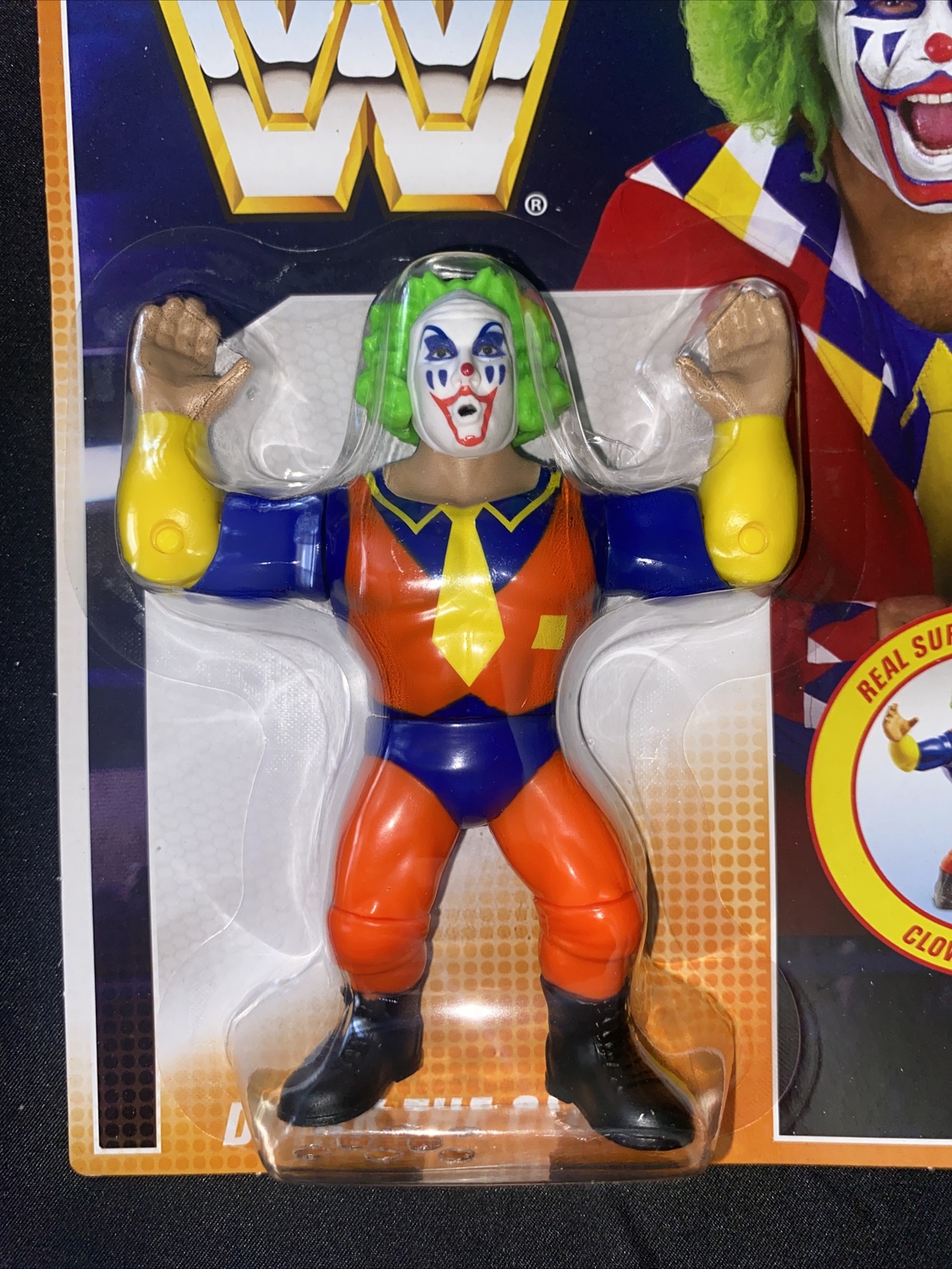 DOINK THE CLOWN WWE WWF Mattel Creations RETRO Wave 3 Figure 2023 MOC Hasbro