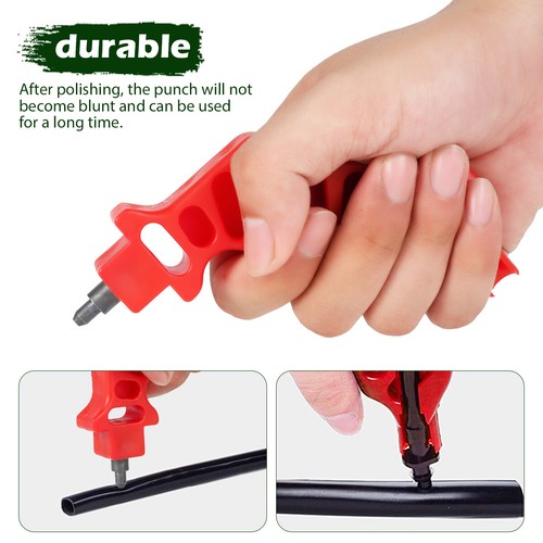 2 Pcs Drip Tubing Punch Drip Irrigation Tubing Hole Punch 4mm Hole Punch grgLU - Picture 4 of 11