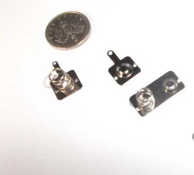 3V AAA BATTERY HOLDER COMPARTMENT REMOTE HANDSET TERMINAL SET SPRING SOLDER TABS