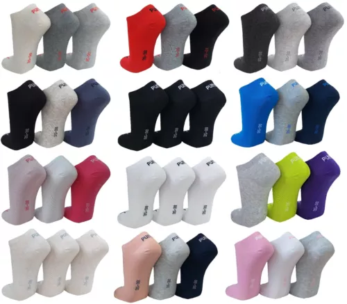 PUMA Invisible Sneakersocken Füßlinge - Baumwoll Sneaker Socken