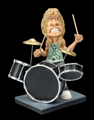 Funny Rockstar Figur - M.D. -Warren Stratford   Sammlerfigur Schlagzeuger