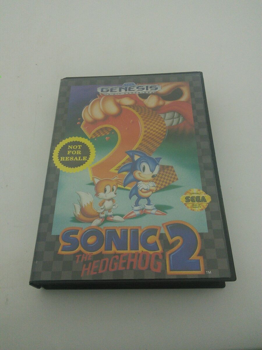 Sonic the Hedgehog 2 Not for Resale (Genesis, 1992) w/ Case Sonic the Hedgehog 2 Not for Resale (Genesis, 1992) w/ Case