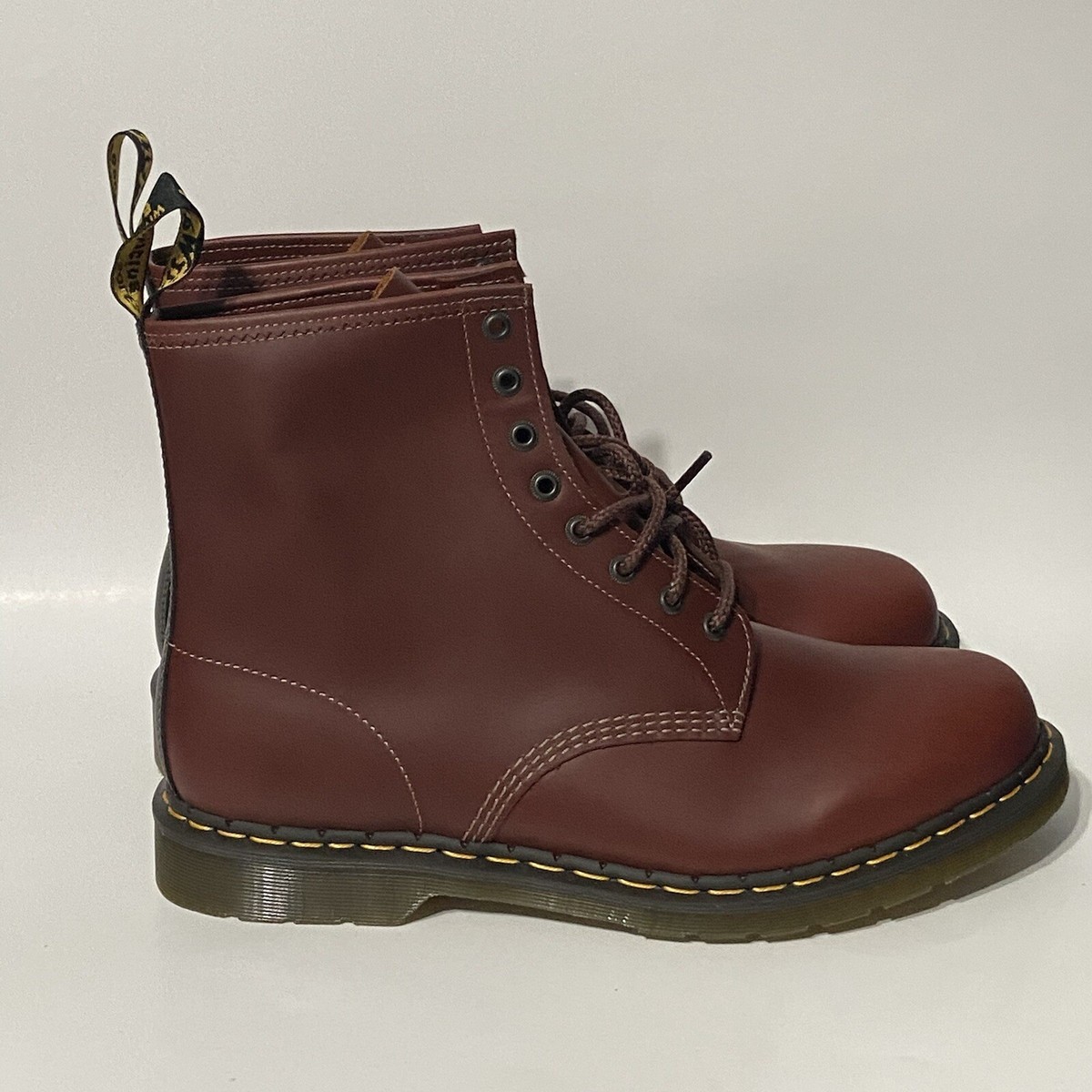 Martens 1460 Boots Pascal Classico Brown Men’s Size 14 Combat Docs NEW