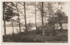 c1920s Silver Lake Home Cannon Township Grand Rapids MI VTG B&W RPPC Postcard