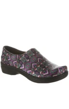 Klogs Nurse Footwear Mission Women's Slip-Resistant Hospitality Aztec Canvas 8.5