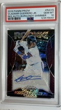 Vladimir Guerrero Jr PSA 10 💎 Auto 2019 Prizm Burgundy Shimmer /25 Rookie Card
