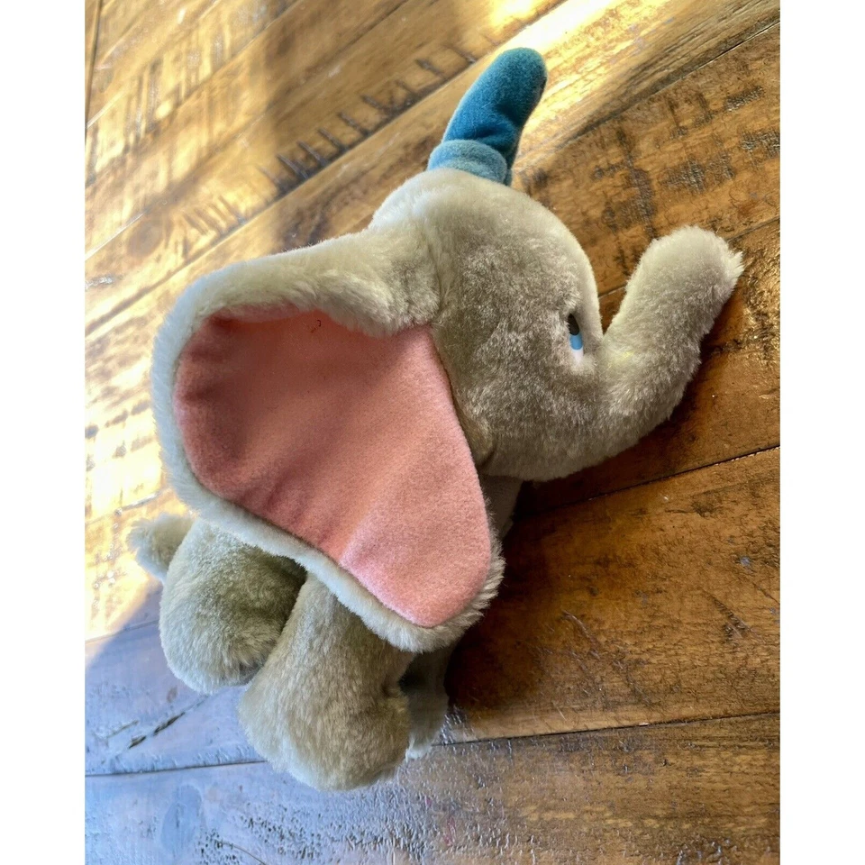 Vtg Walt Disney Productions Dumbo Plush Stuffed Animal Toy W.D.P - Image 4 of 4