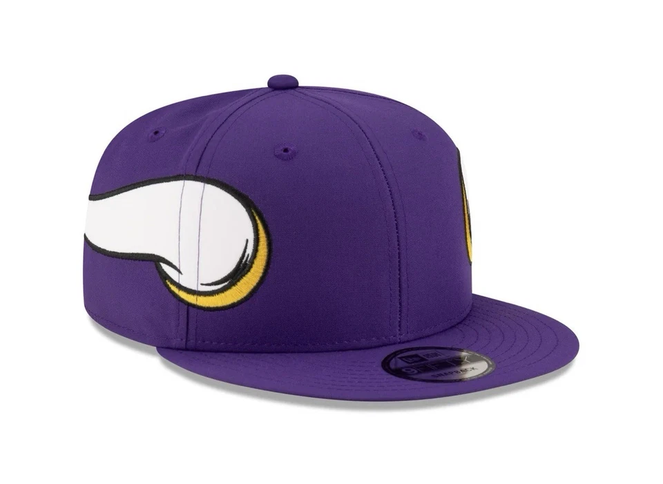 New Era Minnesota Vikings Historic Throwback Casco SnapBack Sombrero Nuevo con Etiquetas Jefferson Foto 4 de 4