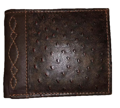 Genuine American West 100% Leather Bi Fold Good Money