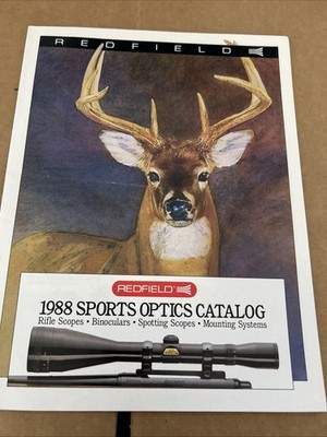 1988 REDFIELD RIFLE SCOPE CATALOG, REDFIELD SPORTS OPTICS