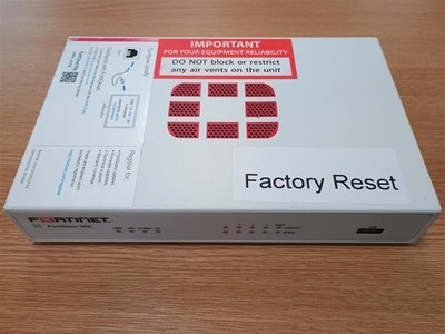 Fortinet Fortigate 30E NGFW - Factory Reset - Unlicensed