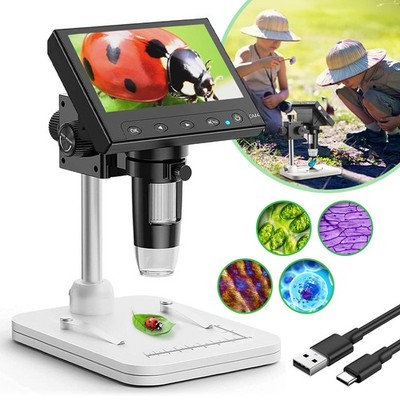 50-1000X USB Digital Mikroskop Lupe Microscope Kamera Endoskop 8 LEDs für PC