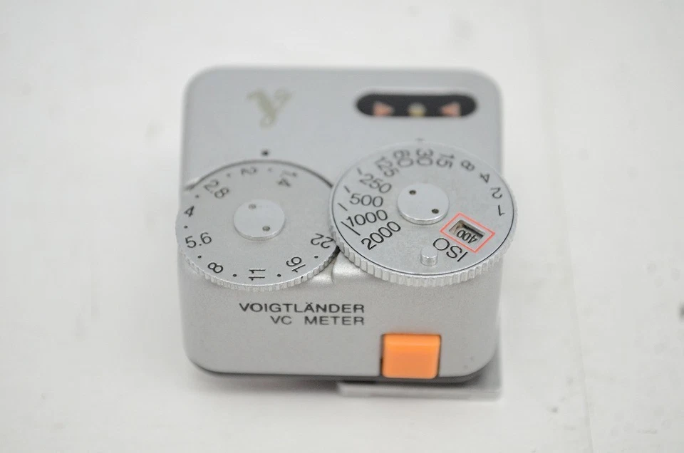 [Casi como nuevo] Medidor de luz plateado Voigtlander VC METER con caja #250930ah Foto 3 de 4