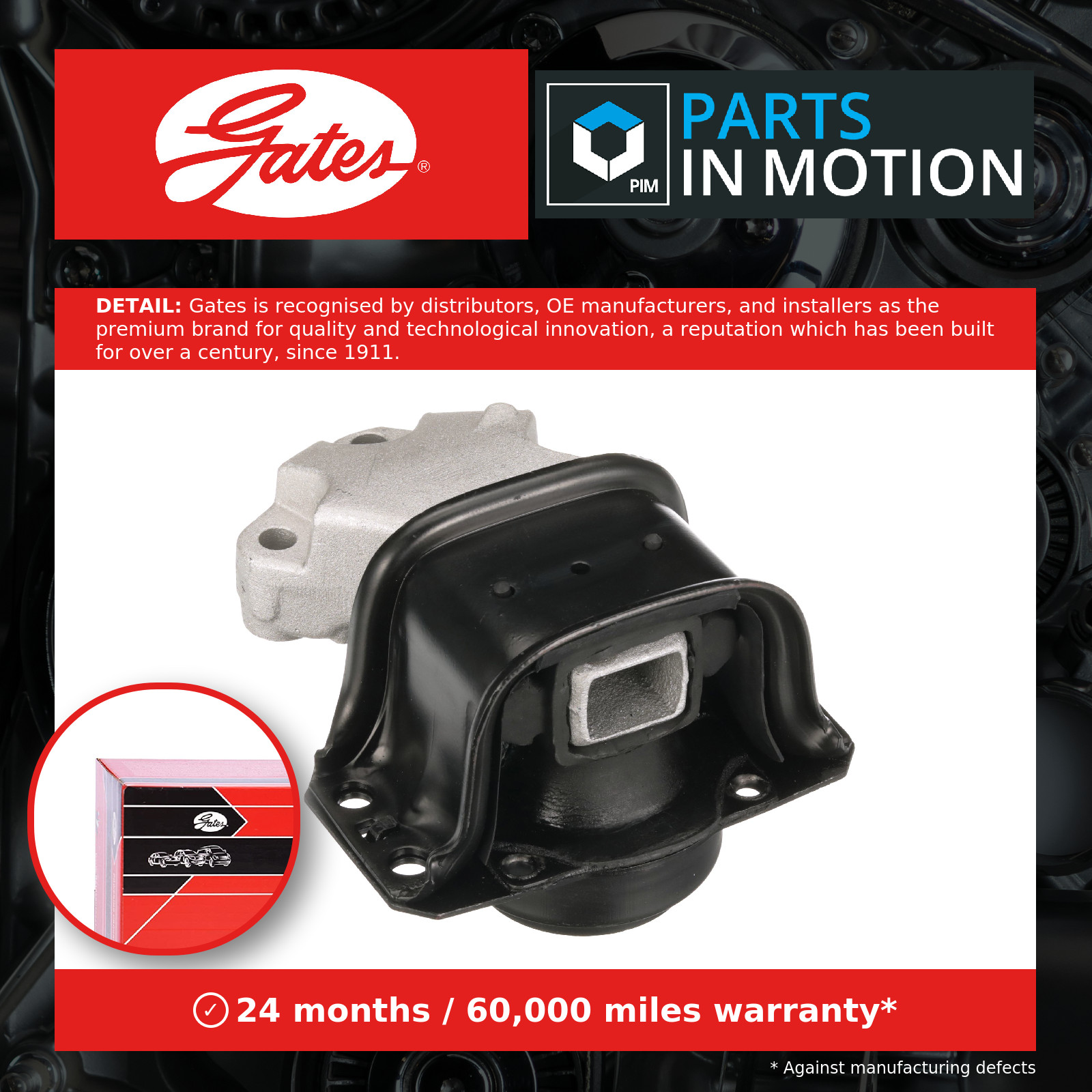 MOUNTING ENGINE ETM1866 FOR PEUGEOT PARTNER/Platform/Chassis/Box/Body/MPV 307 - Image 18