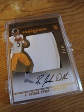 2017 Panini Preferred R. Joshua Dobbs RC Auto Steelers Jersey card #91. Rookie. rookie card picture
