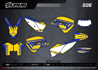 Husaberg TE 2011 2012 2-Stroke Graphics decals stickers kit