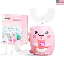 360-Degree Cleaning Kids Electric Toothbrush - Waterproof  5 Modes for Ages 2-6