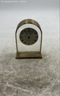 Seth Thomas By Talley Camina Gold Clear Brass Quartz Desk Clock Small — photo 1