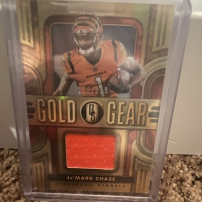 Panini 2023 Gold Standard Ja'Marr Chase Gold Gear MEM /299 #GG-JC Bengals