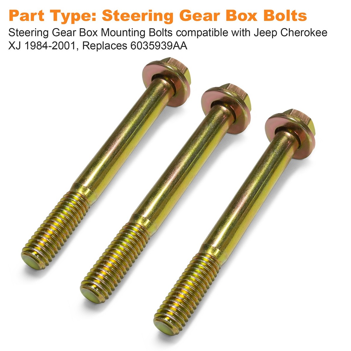 Steering Gear Box Mounting Bolts for Jeep Cherokee XJ 1984-2001