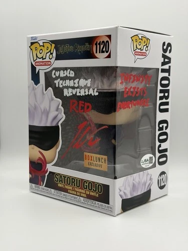 Satoru Gojo Funko POP #1120 - Jujutsu Kaisen - Signed By Kaiji Tang - JSA COA