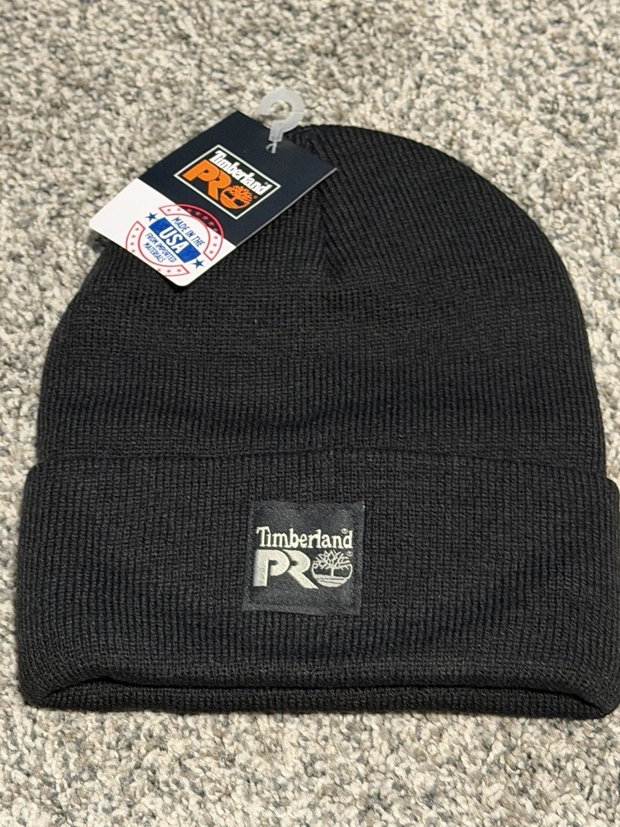 Timberland Pro Black Beanie Unisex Cuffed Beanie Stretchable  display picture 2