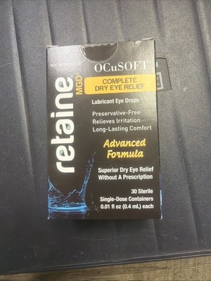 AUTHENTIC & NEW - OCUSOFT RETAINE MGD EYE DROPS 30-CT (EXP. 02/2028)
