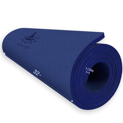 Hatha Yoga Extra Thick TPE Yoga Mat - 72''x 32'' Thickness 1/2 Inch -... Fast Ship
