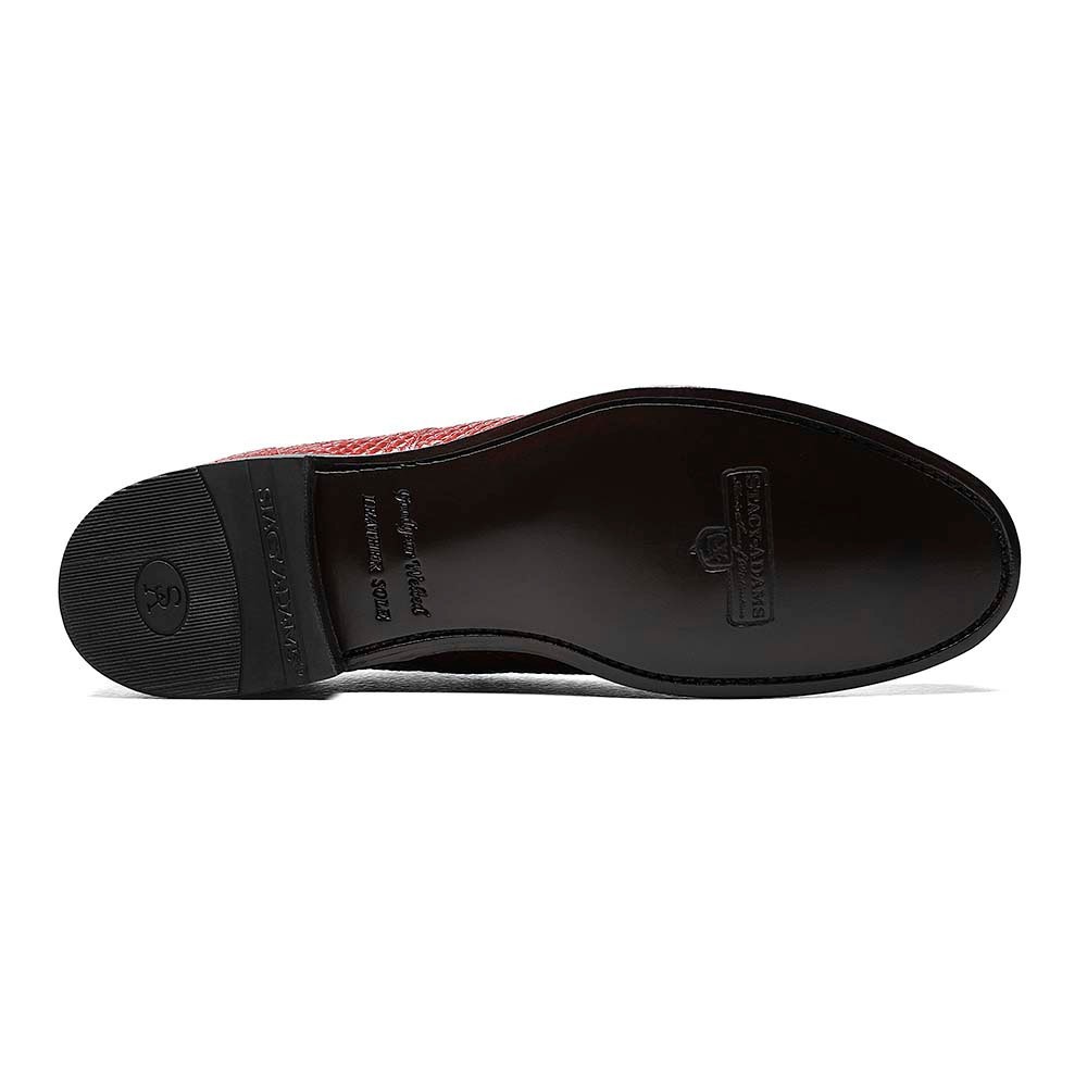 Stacy Adams Shoes Madison Anaconda Plain Toe Oxford Red Size 11 — photo 2