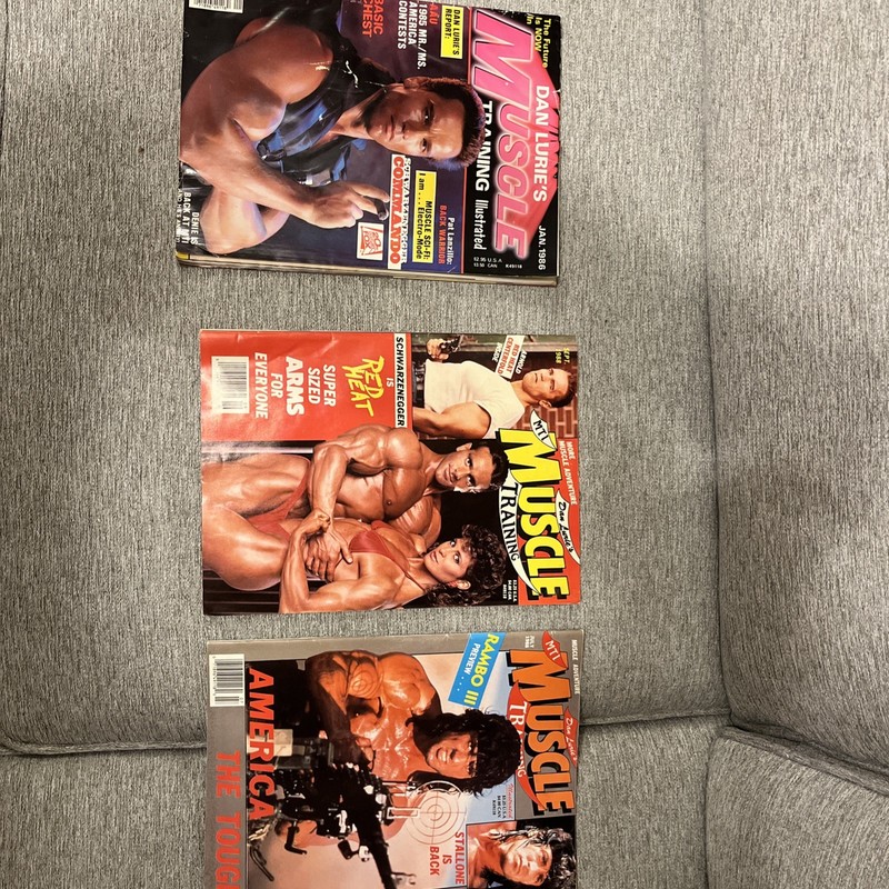 Dan Laurie’s Muscle Training Illustrated Vintage Magazines
