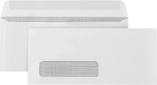 500 10 Left Window Security Envelopes, Gummed