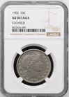1902 50C Barber Half Dollar NGC AU Details, Great coin key date!