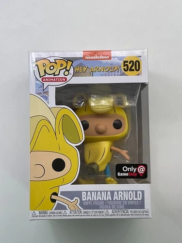 Funko Pop! Animation: Banana Arnold #520 GameStop Vinyl Figure SEE PICS H3