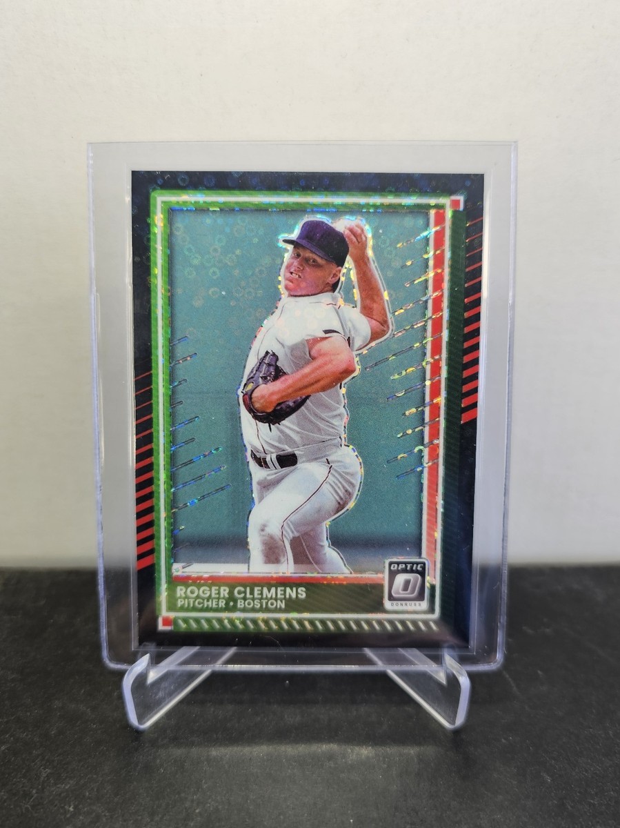 ROGER CLEMENS 2025 Donruss Optic ⚾️ BLACK DISCO #17 Boston Red
