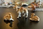 Camel 2 Baby Camels Germany Putz Animals 1910 Christmas Holiday Rare Bisque — photo 3
