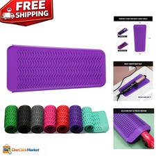 Durable Silicone Heat-Resistant Pouch for Travel with Flat Irons  Curling Tools