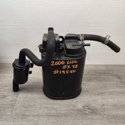 1999-2000 Honda Civic fuel vapor charcoal EVAP canister w bracket evaporator oem