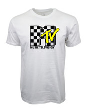 MTV Checkered Graphic T shirt