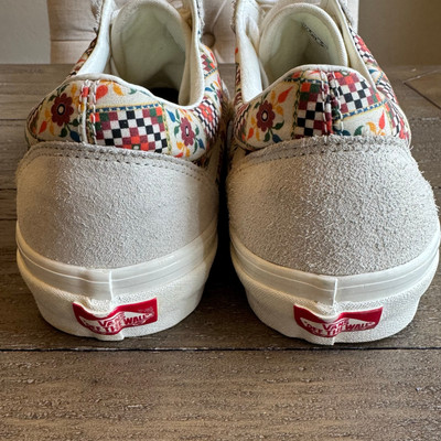 VANS Old Skool 36 DX Anaheim Factory Tile Check Floral Skate Shoes M11/ W 12.5 VANS Old Skool 36 DX Anaheim Factory Tile Check Floral Skate  main image 3