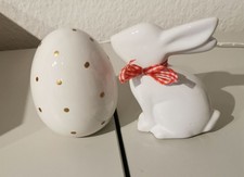 Deko Ei mit Hase und Holzei NEU